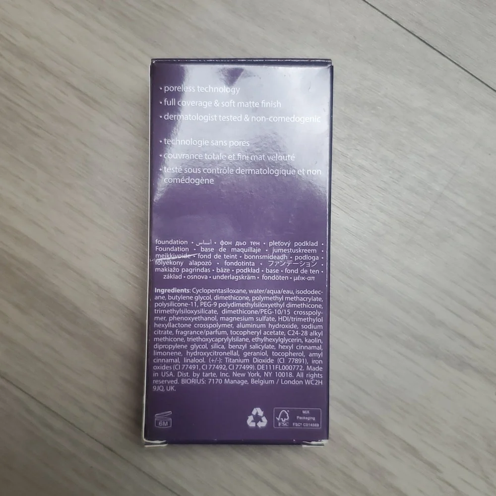 Tarte Amazonian Clay 16-Hour Foundation - Rich Honey